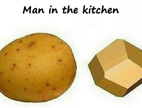 Man in the kitchen