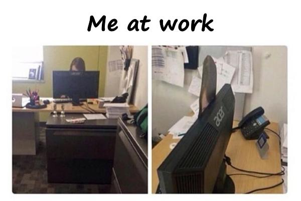 Me at work