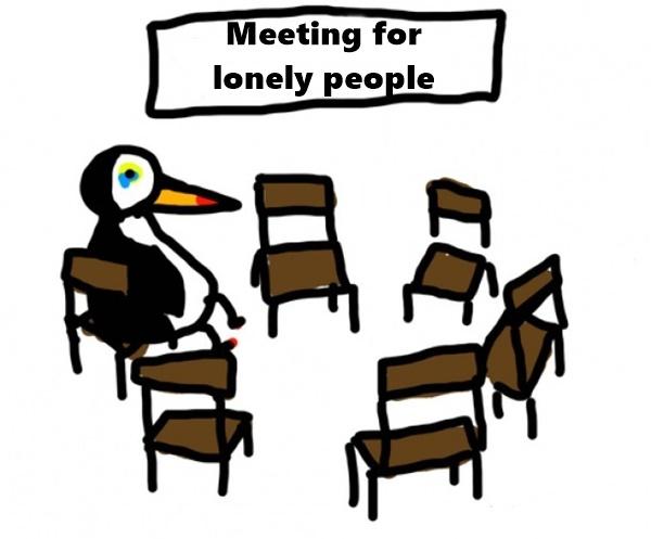 Meeting for lonely people