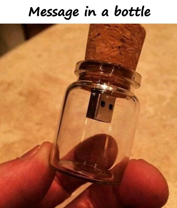 Message in a bottle