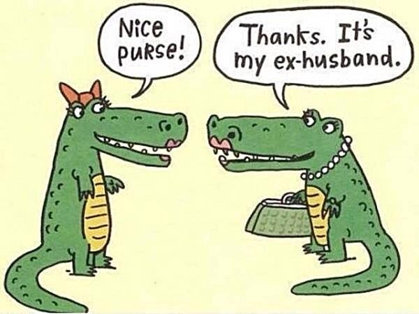 Nice purse. Thanks, It's my ex-husband