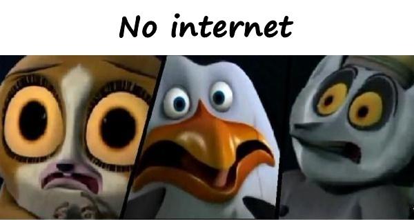 No internet