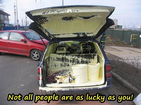 Not all people are as lucky as you