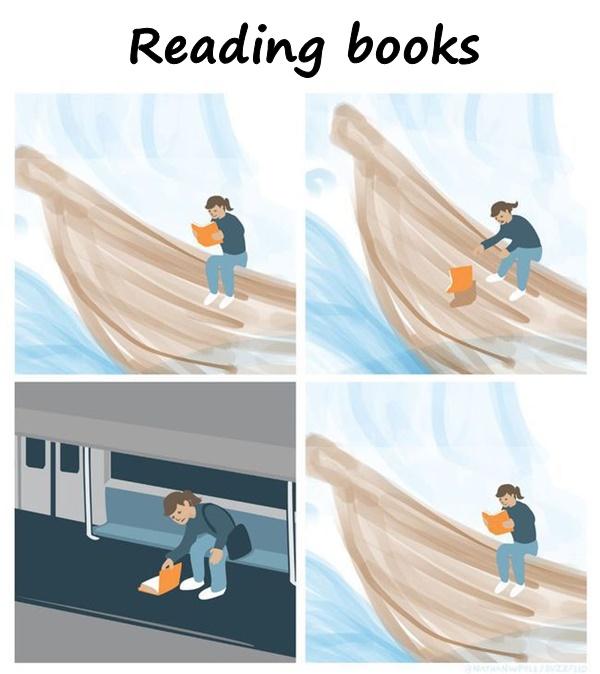 Reading books