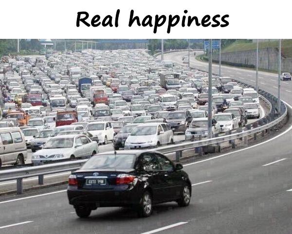 Real happiness