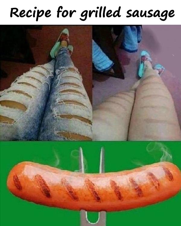 Recipe for grilled sausage