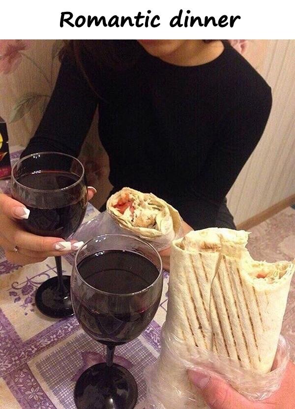 Romantic dinner