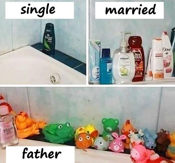 Single, married, father