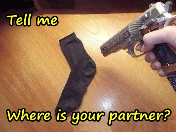 Tell me, where is your partner