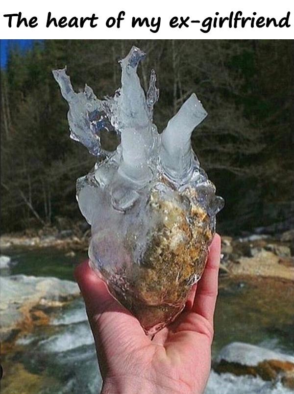 The heart of my ex-girlfriend