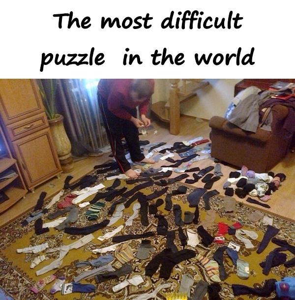 The most difficult puzzle in the world