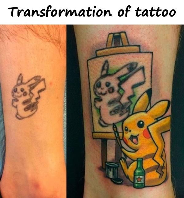 Transformation of tattoo