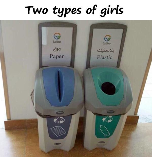 Two types of girls