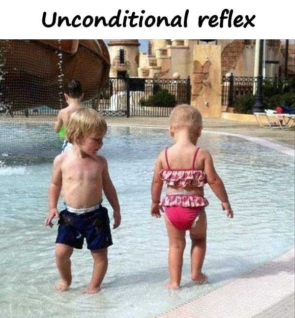 Unconditional reflex