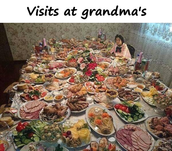 Visits at grandma's