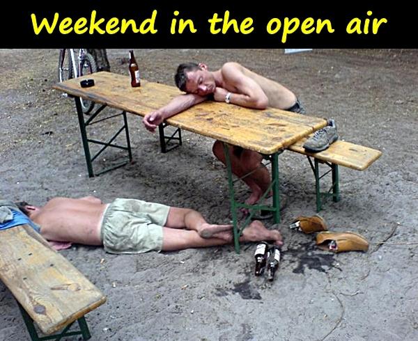 Weekend in the open air