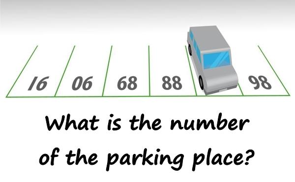 What is the number of the parking place