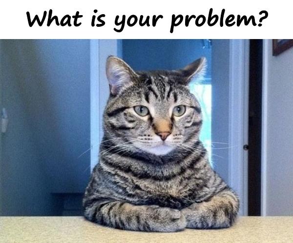 What is your problem