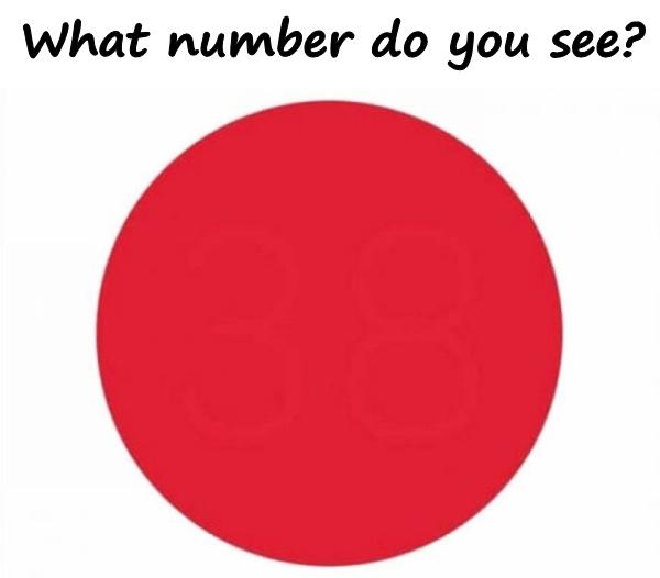 What number do you see