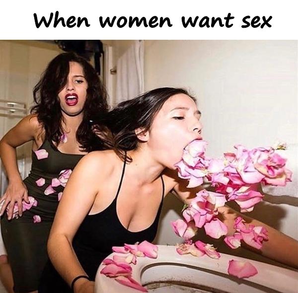 When women want sex