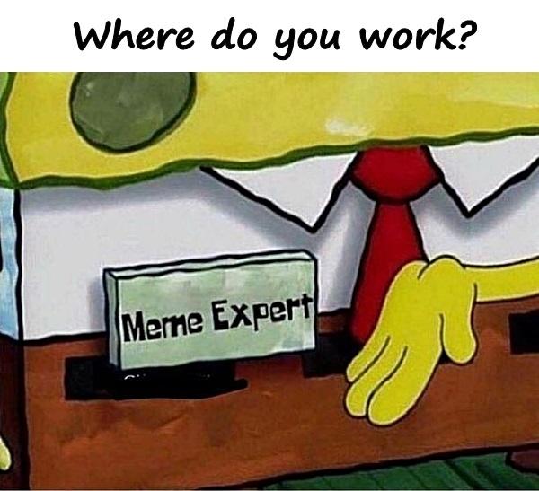 Where do you work