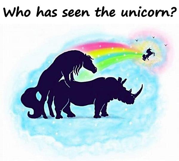 Who has seen the unicorn