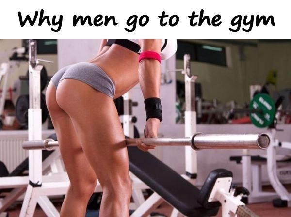 Why men go to the gym