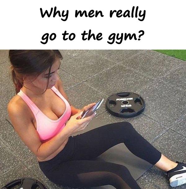 Why men really go to the gym