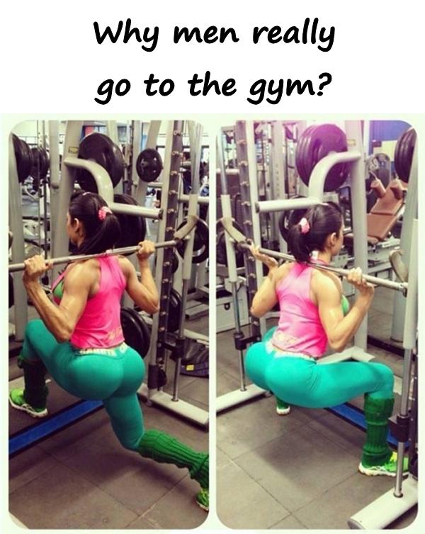 Why men really go to the gym