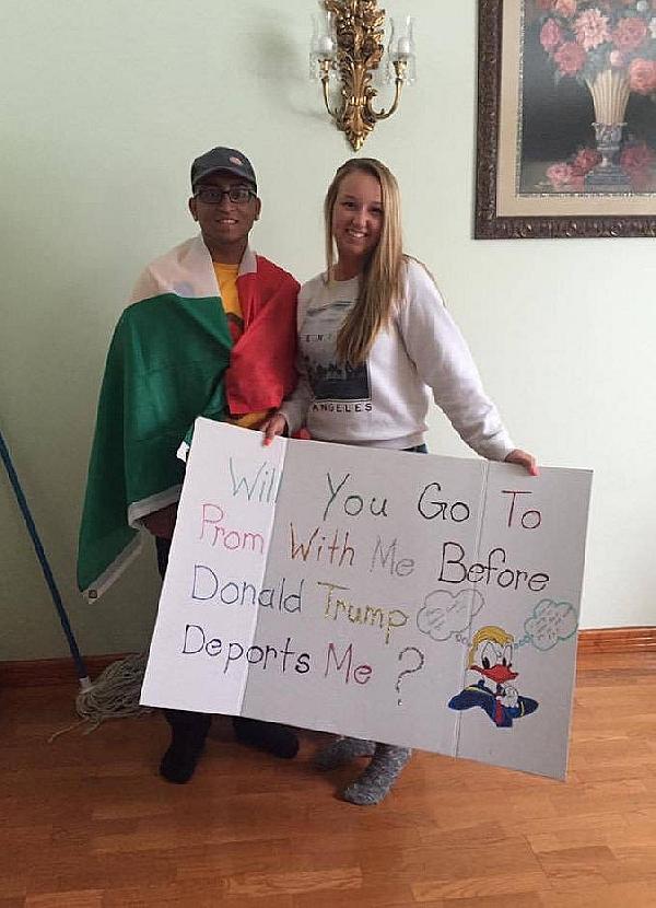 Will you go to prom with me before Donald Trump deports me