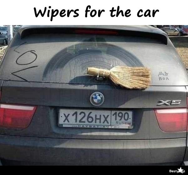 Wipers for the car