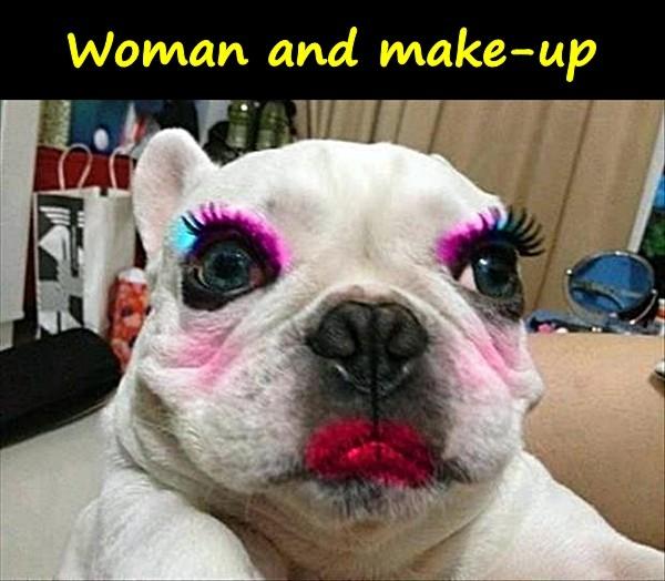 Woman and make-up