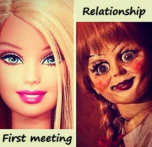 Woman - first meeting and relationship