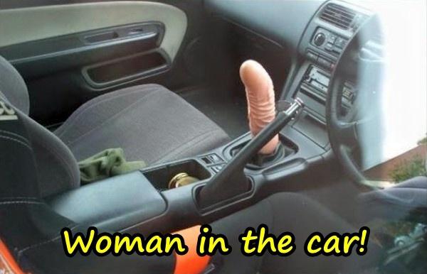 Woman in the car