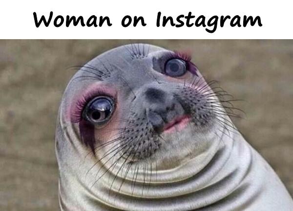 Woman on Instagram