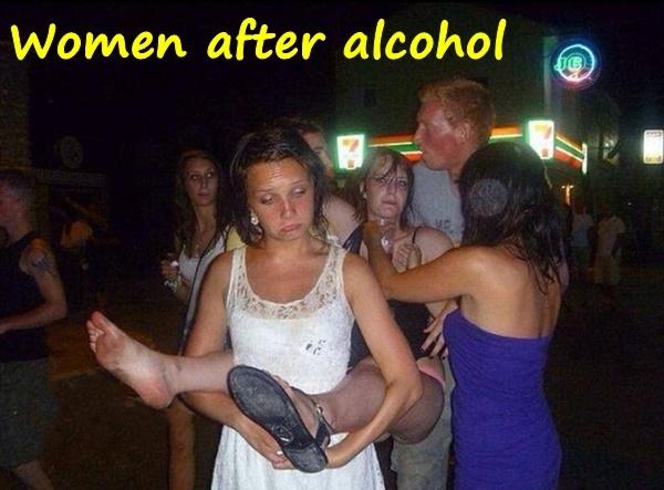 Women after alcohol