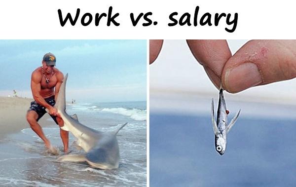 Work vs. salary