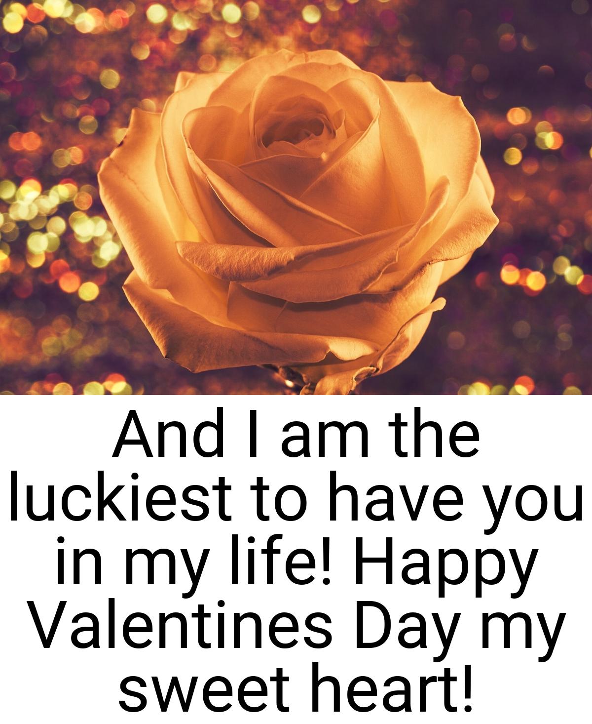 And I am the luckiest to have you in my life! Happy