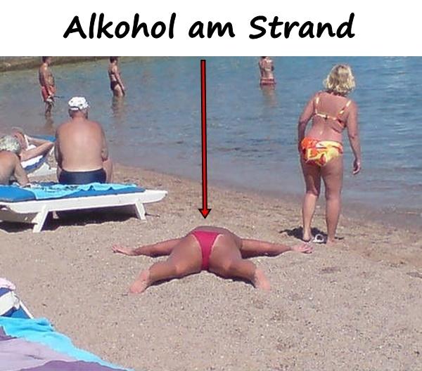 Alkohol am Strand