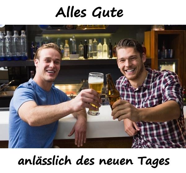 Alles Gute anlässlich des neuen Tages