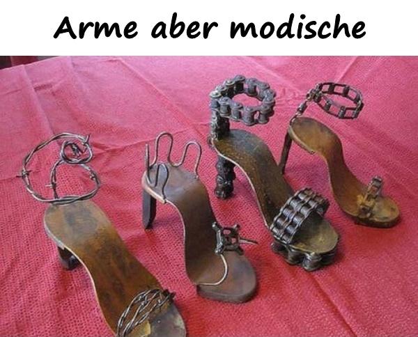 Arme aber modische