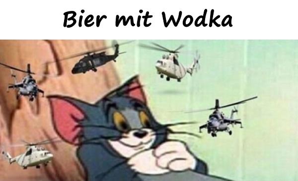 Bier mit Wodka