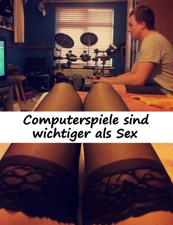 Computerspiele sind wichtiger als Sex