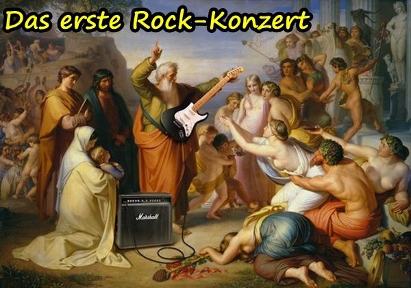 Das erste Rock-Konzert