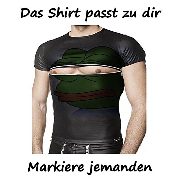 Das Shirt passt zu dir. Markiere jemanden