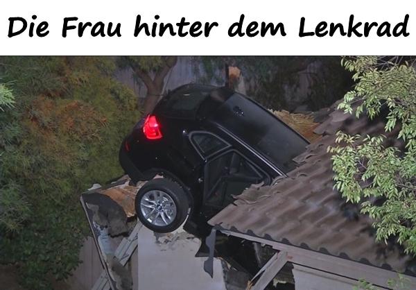 Die Frau hinter dem Lenkrad