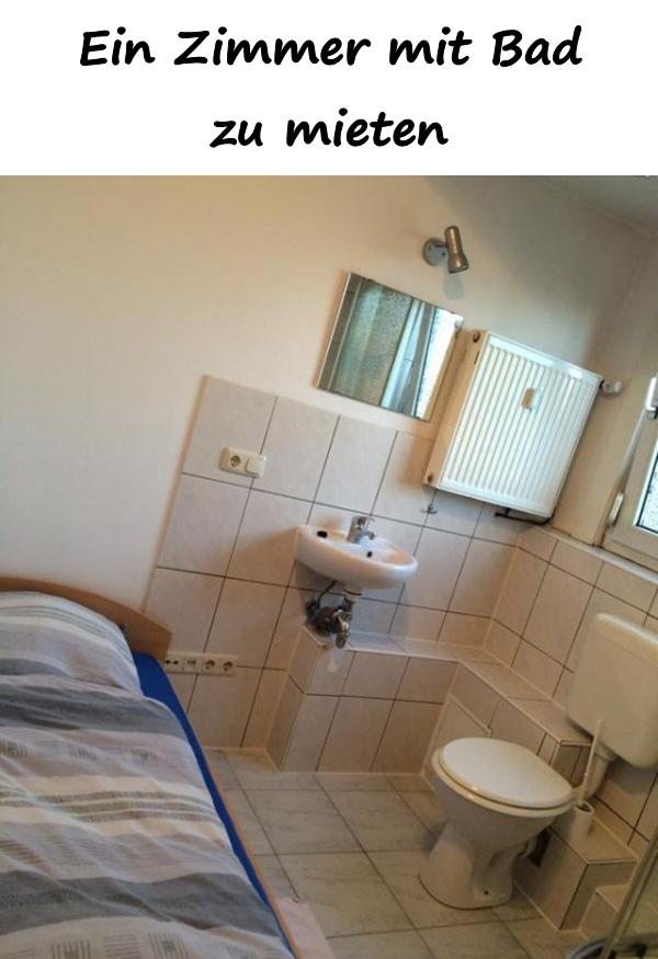 Ein Zimmer mit Bad zu mieten