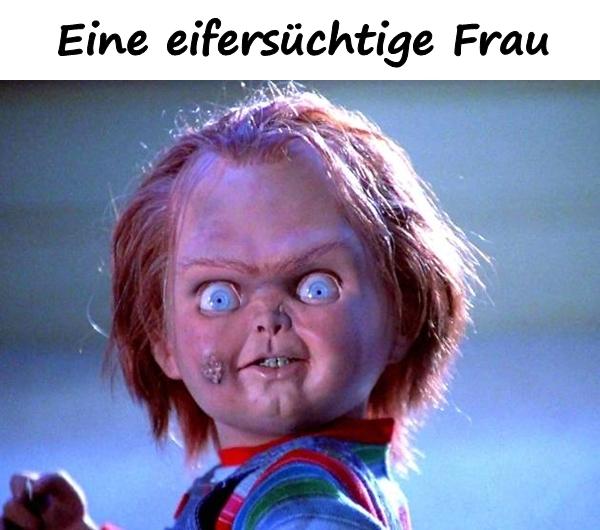 Eine eifersüchtige Frau