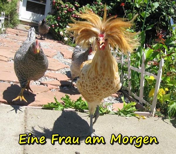 Eine Frau am Morgen