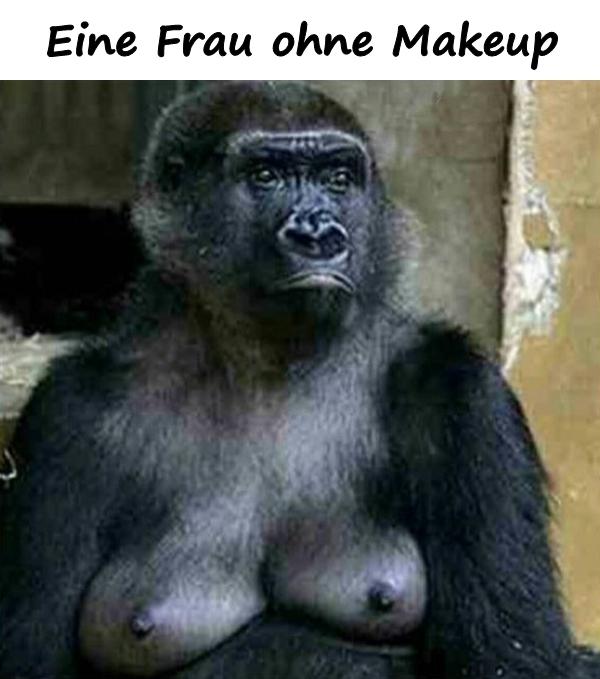 Eine Frau ohne Makeup